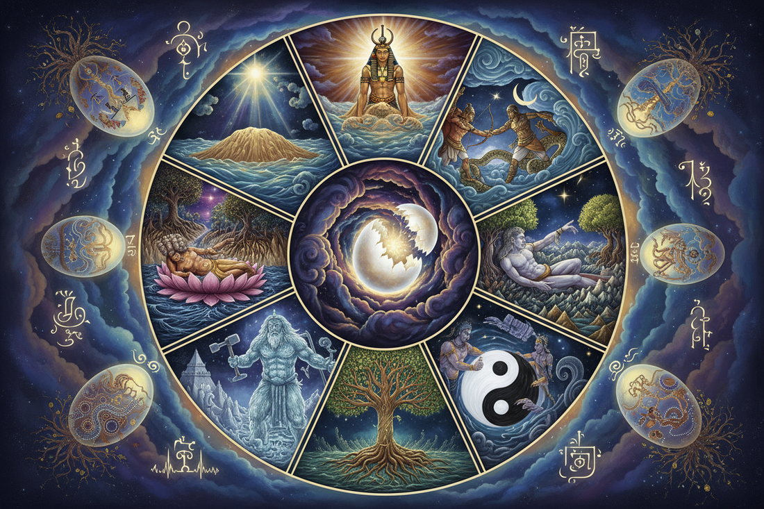 Creation Myths Across Cultures: Comparative Cosmogony - Nicole's ritual universe