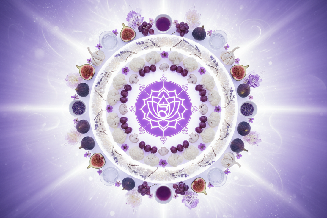 Crown Chakra Foods: White/Violet Foods for Spiritual Connection