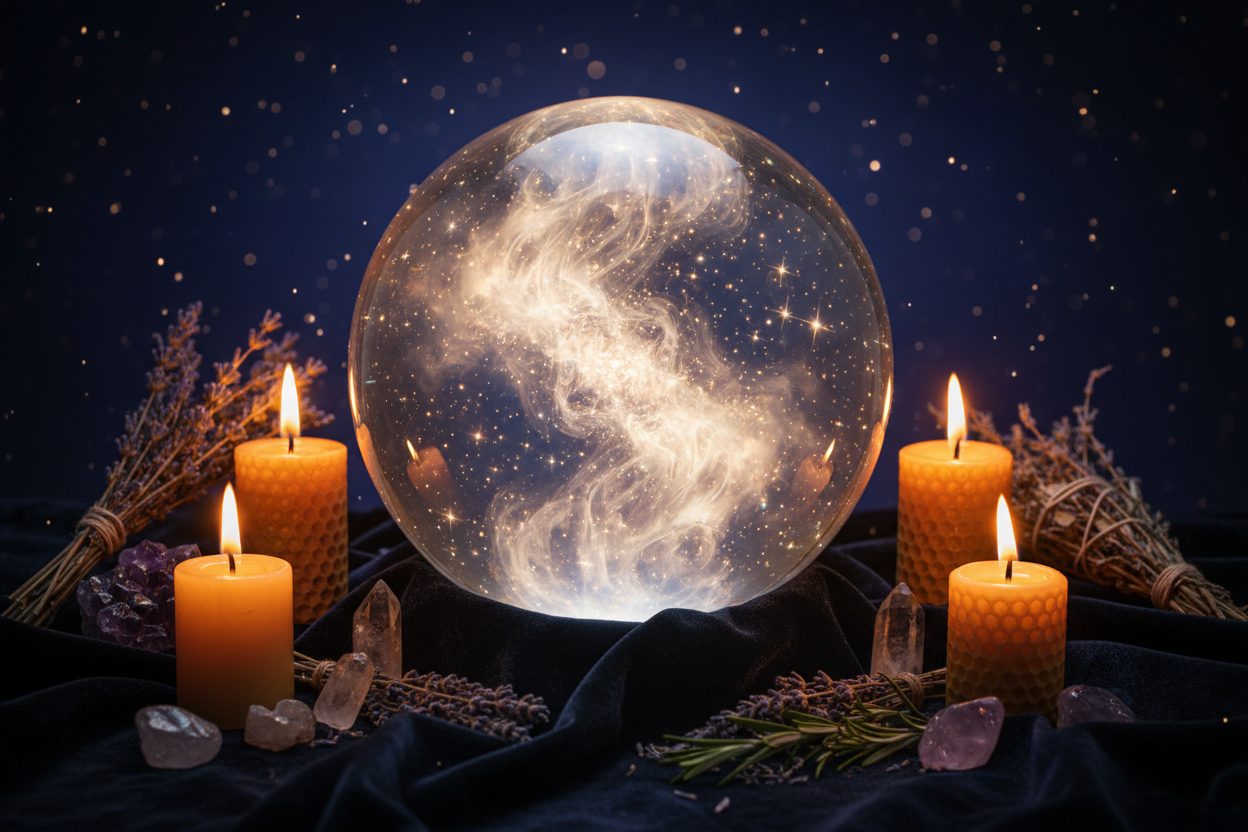 Crystal Ball Scrying Basics | Crystallomancy Guide for Beginners ...