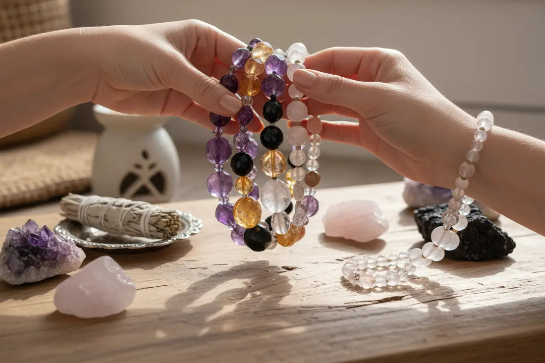 Crystal Bracelets: How to Choose, Style & Work with Wearable Energy - Nicole's ritual universe