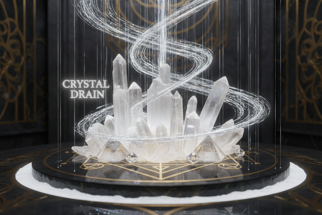 Crystal Drain + High-Frequency Crystals: Amplifying Spiritual Extraction - Nicole's ritual universe
