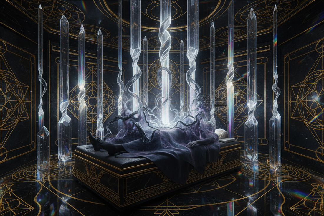Crystal Drain Audio: High-Frequency Extraction Guide - Nicole's ritual universe