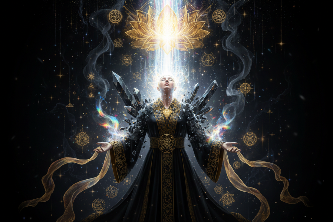 Crystal Drain for Spiritual Awakening: Breaking Through Blocks - Nicole's ritual universe