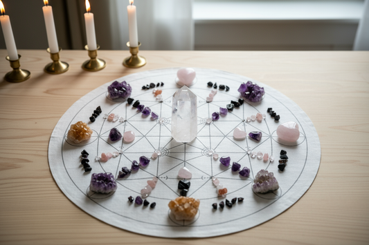 Building Your First Crystal Grid: Sacred Geometry Meets Intention