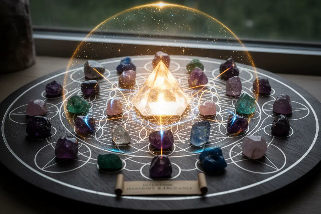 Crystal Grids: Complete Guide to Sacred Geometry & Manifestation - Nicole's ritual universe