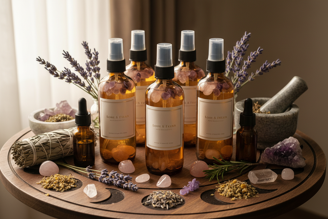 How to Make Crystal-Infused Room Spray: Natural Air Freshener with Energetic Benefits - Nicole's ritual universe