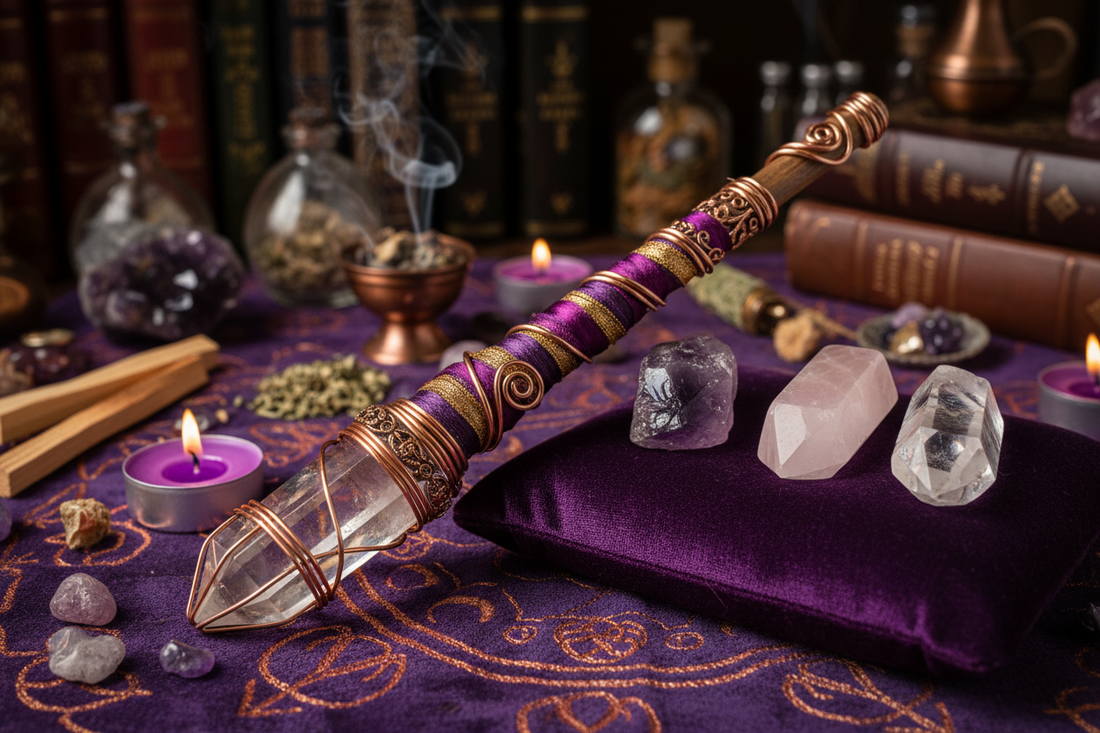 Wand Crystal Tips & Decorations: How to Enhance Your Wand with Crystals and Gemstones