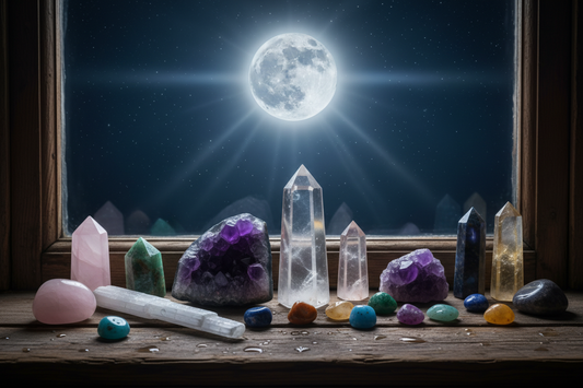 How to Charge Crystals Under Full Moon