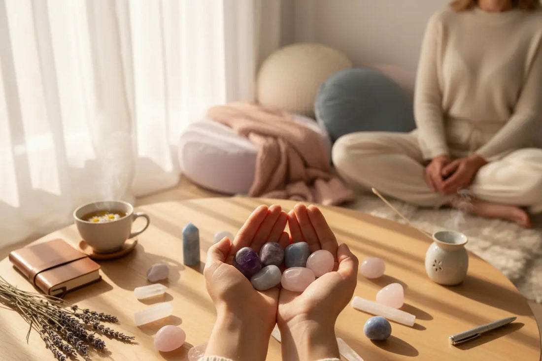 Crystals for Anxiety & Stress Relief: Your Calm Toolkit - Nicole's ritual universe