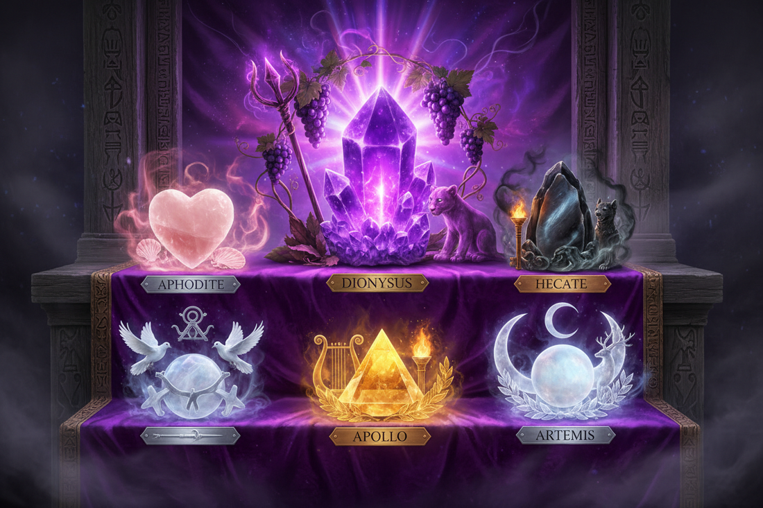 Crystals for Mythic Magic: Pairing Stones with Deities