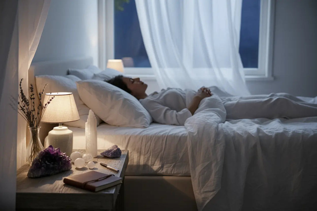 Crystals for Sleep & Dreams: Your Complete Nighttime Ritual - Nicole's ritual universe