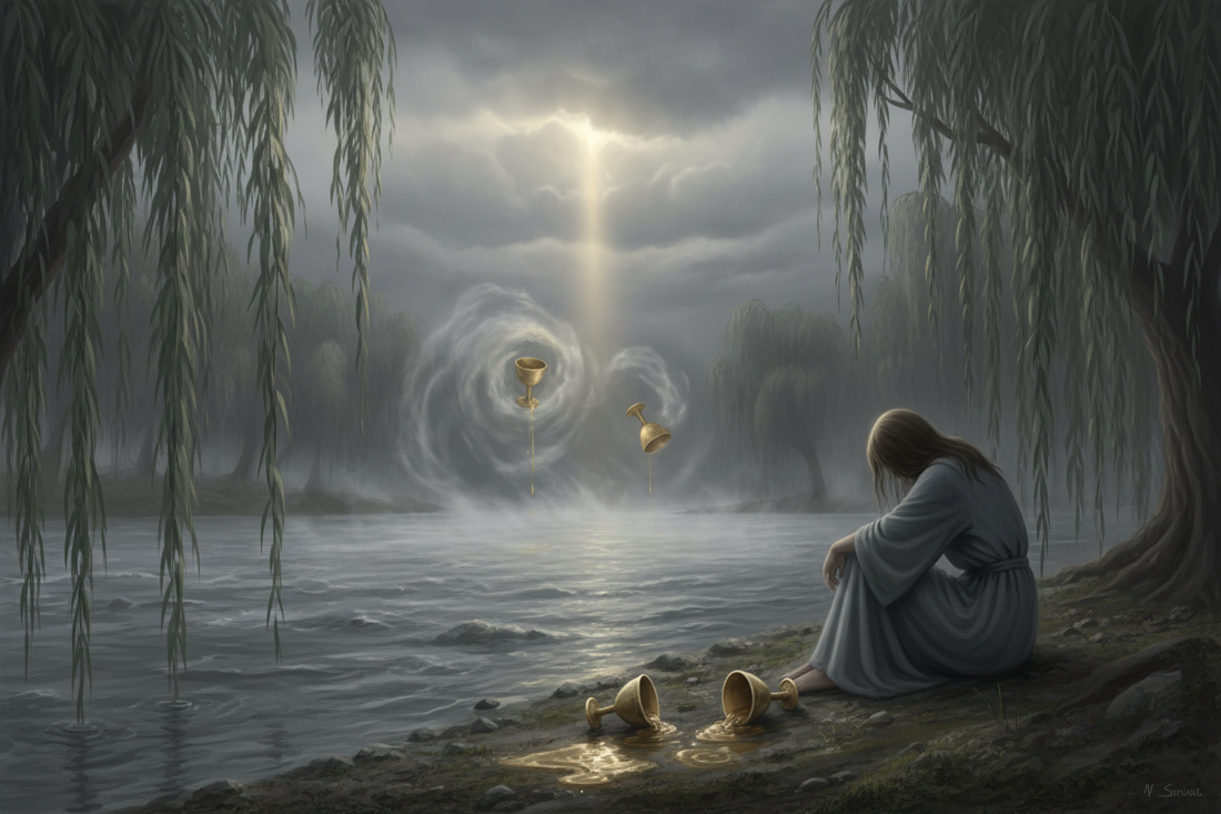 Cups 5-7: When the Water Person Faces Grief, Illusion, and the Depths