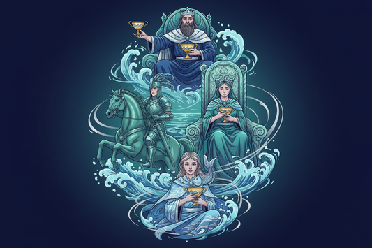 Cups Court Cards — Developmental Stages of Emotional Mastery - Nicole's ritual universe