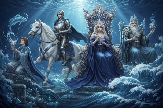 The Cups Court Cards: Four Faces of the Water Personality
