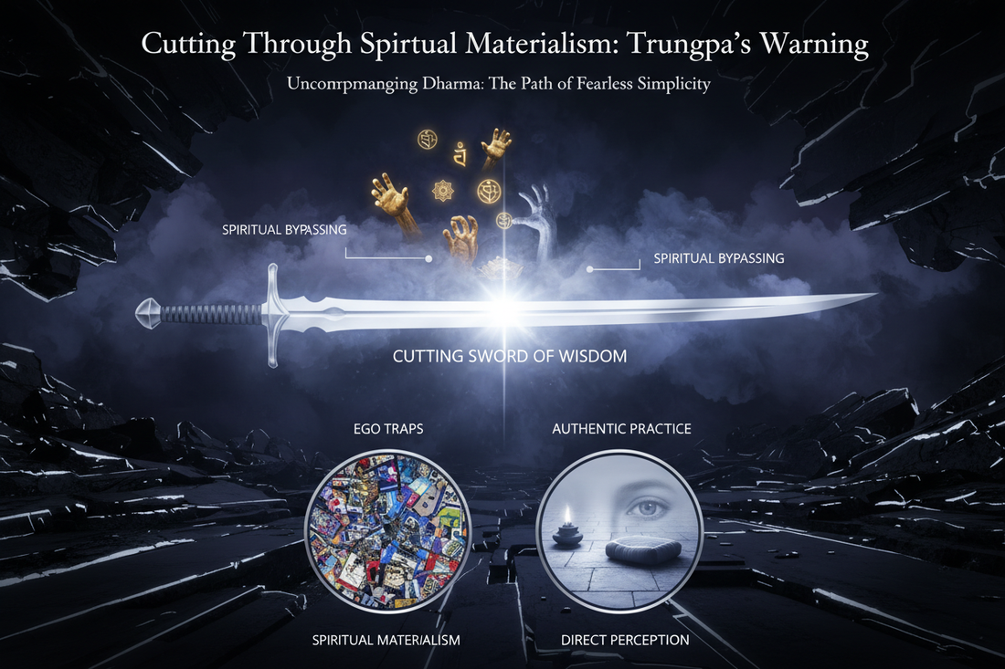 Cutting Through Spiritual Materialism: Trungpa's Warning - Nicole's ritual universe