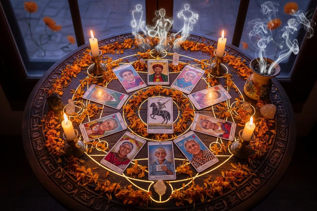 Día de los Muertos Divination: Ancestor Oracle and Death Tarot Spreads