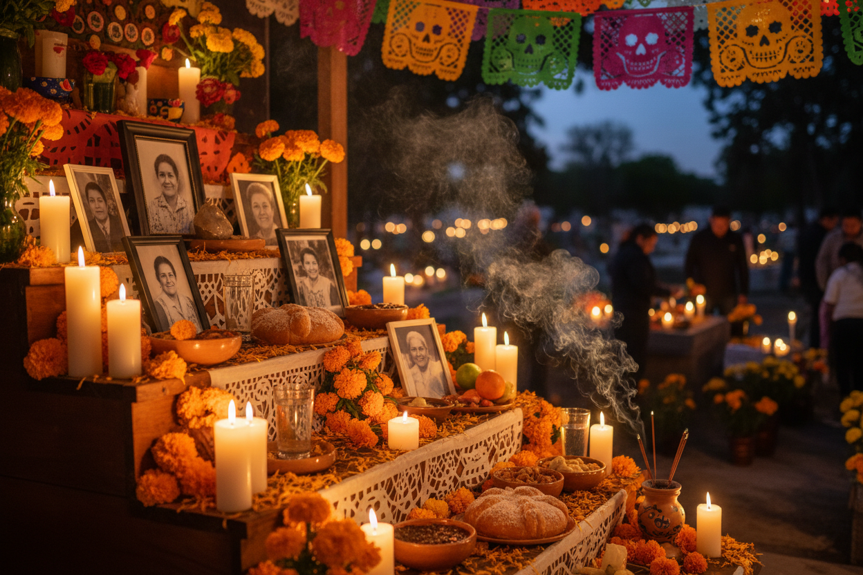 Día de los Muertos Rituals: Ofrenda Building and Cemetery Visiting ...