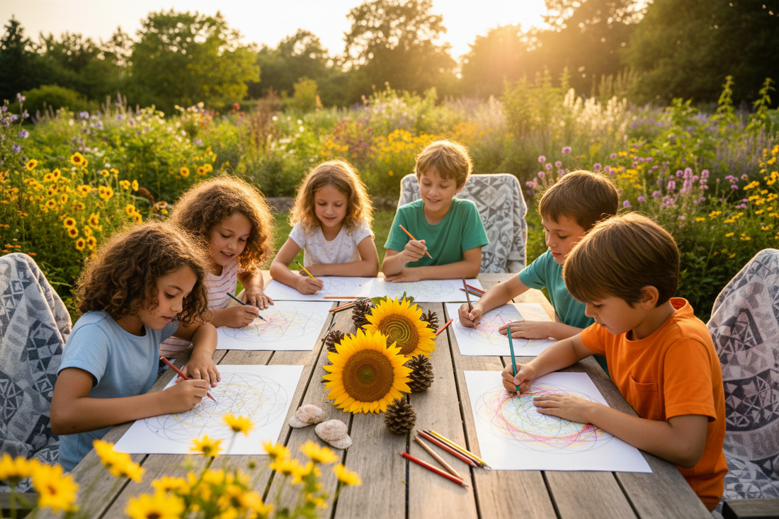 Sacred Geometry and Children: How to Introduce Geometric Wisdom to Kids Through Play and Art