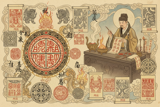 Daoist Talismans (Fu) & Ritual Symbols: Sacred Calligraphy & Seals