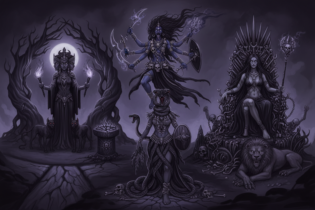 Dark Goddesses: Kali, Hecate, Ereshkigal, and Coatlicue - Nicole's ritual universe