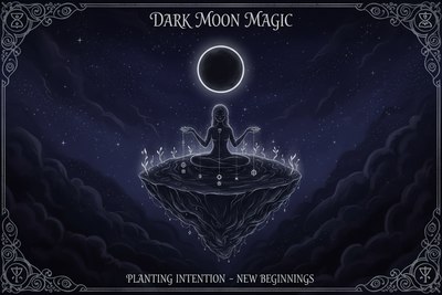 Dark Moon New Moon Magic Shadow Work Beginnings