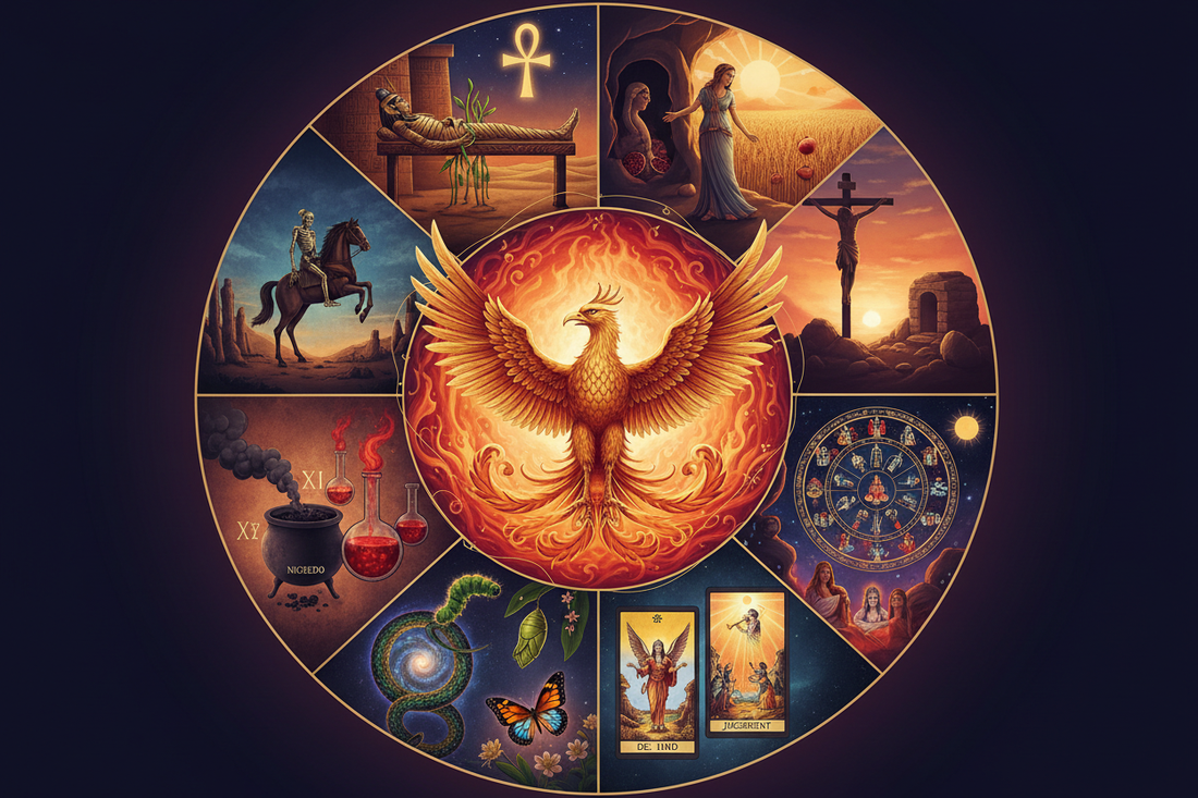 Death and Rebirth: The Transformation Constant in Mystery Traditions - Nicole's ritual universe