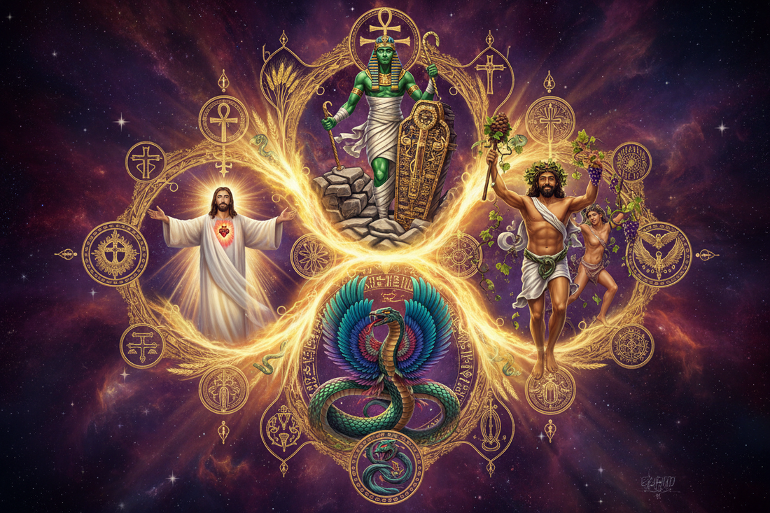 Death & Rebirth Deities: Osiris, Dionysus, Quetzalcoatl, Jesus - Nicole's ritual universe