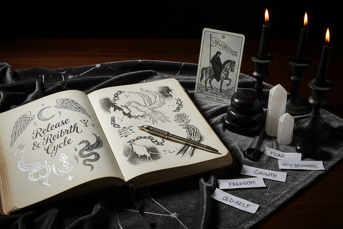 Death Tarot Journal Prompts: 30 Days of Reflection