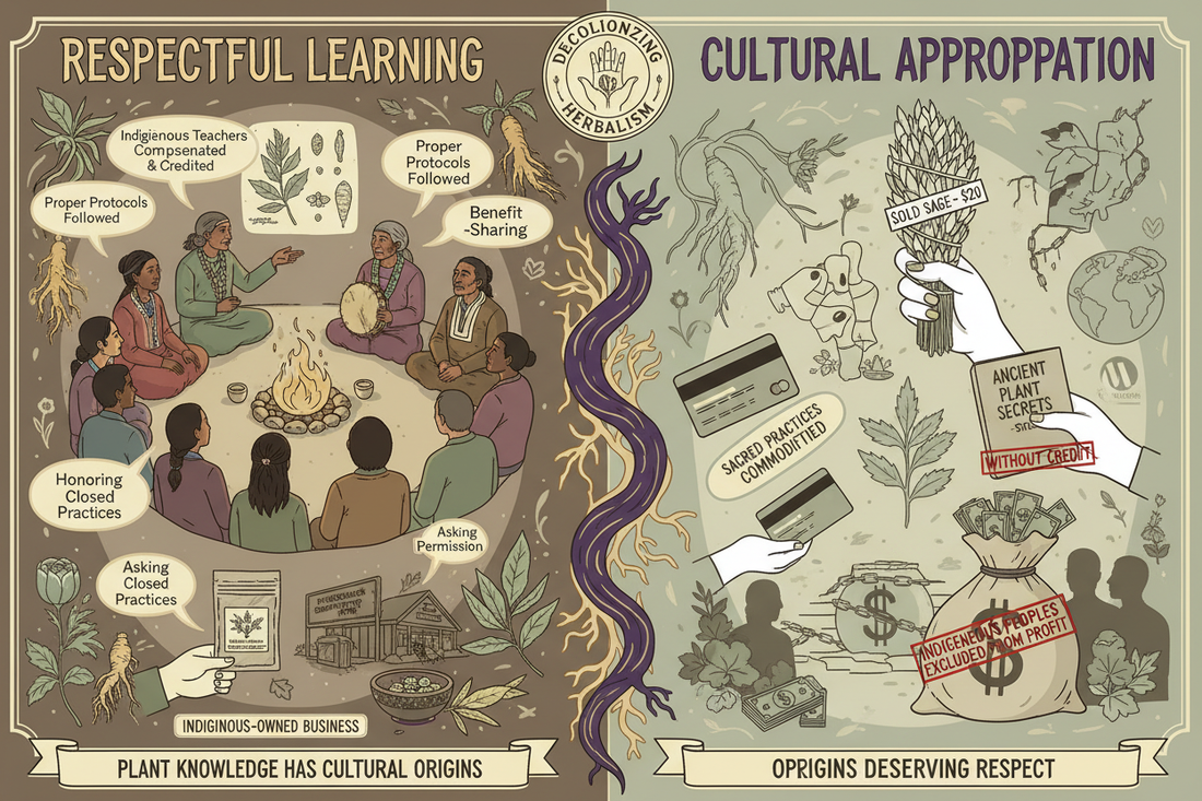 Decolonizing Herbalism: Cultural Appropriation vs. Appreciation - Honoring Plant Knowledge with Respect and Justice - Nicole's ritual universe