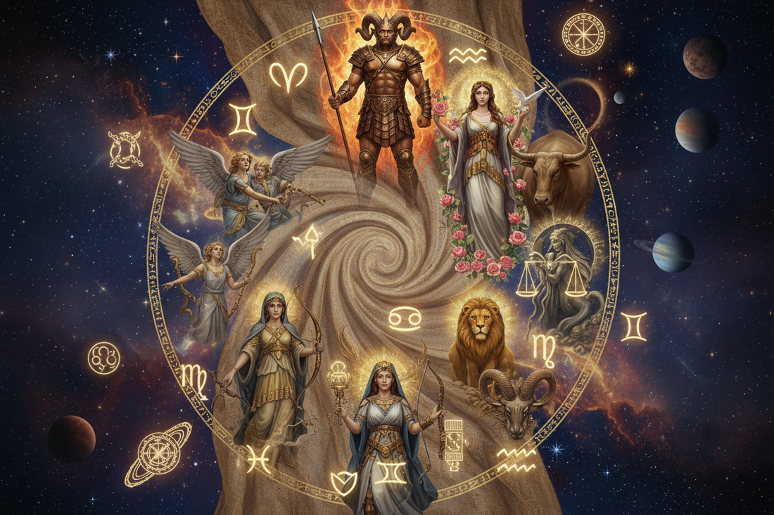 Deity Correspondence × Zodiac - Nicole's ritual universe