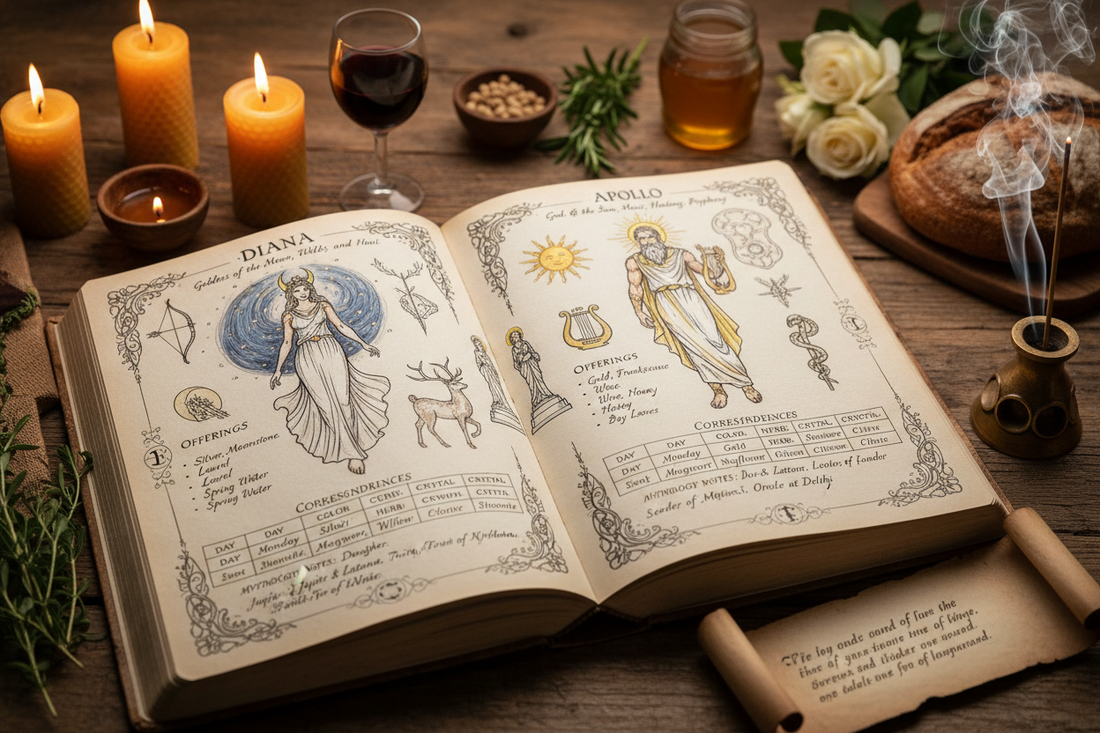 Deity Pages: How to Document Your Patron Gods - Nicole's ritual universe