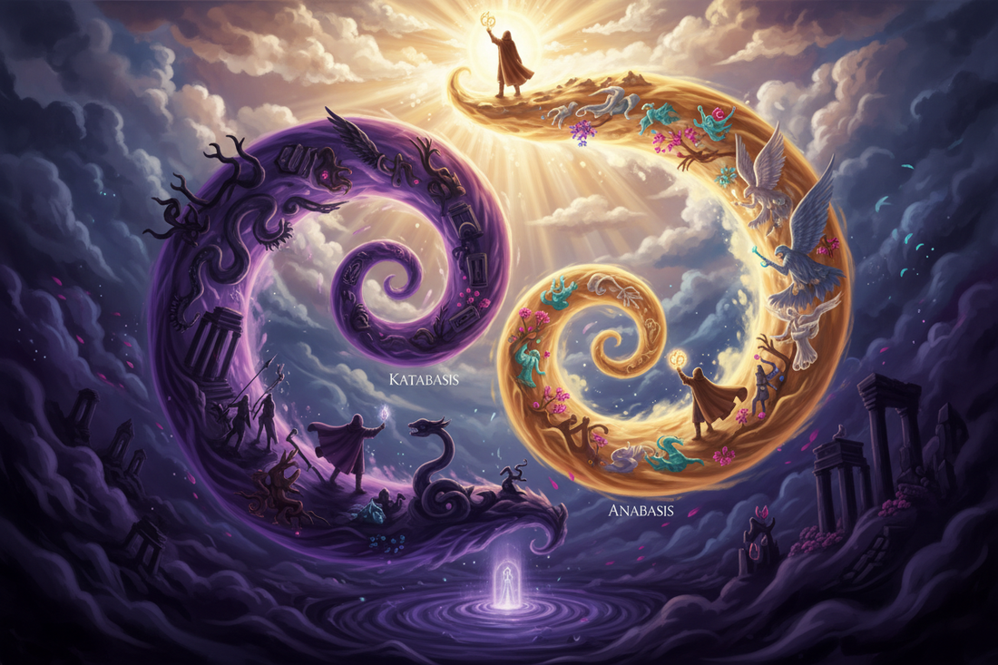 Why Descent and Ascent Are Universal Narrative Patterns