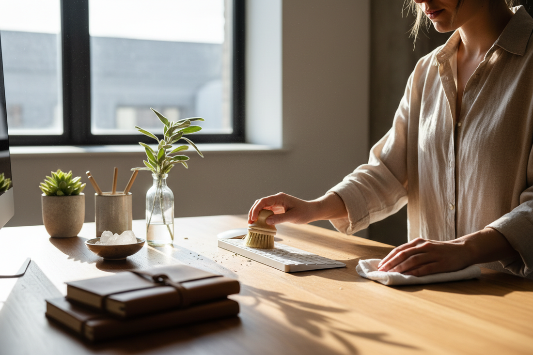 Desk Cleansing: Weekly Energy Reset - Nicole's ritual universe