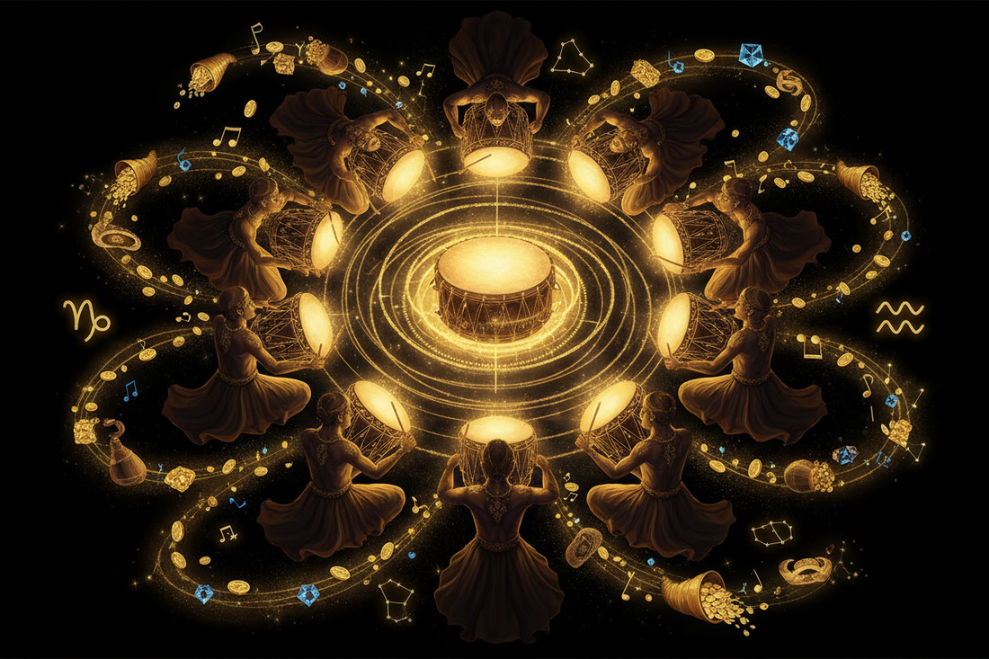 Dhanishtha Nakshatra: The Star of Abundance, Rhythm & Cosmic Wealth