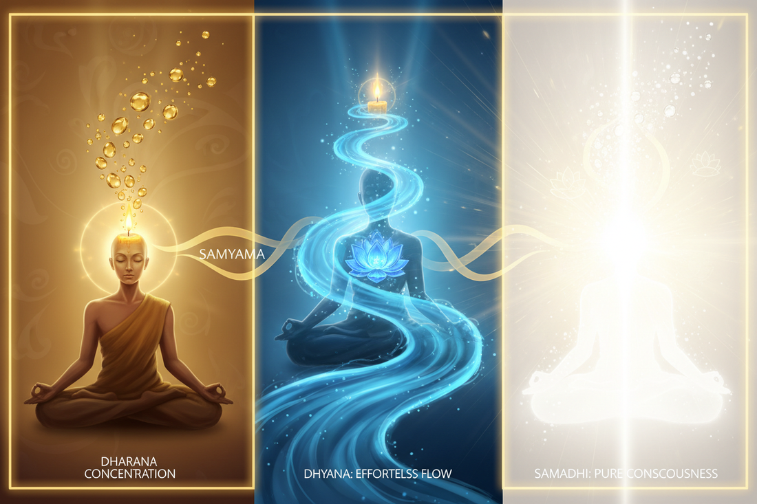 Dharana, Dhyana, Samadhi: The Meditation Triad - Nicole's ritual universe