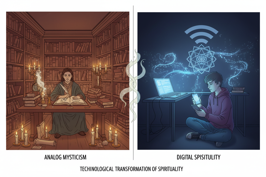 Pre-Internet vs Digital: Technology and Mysticism - Nicole's ritual universe