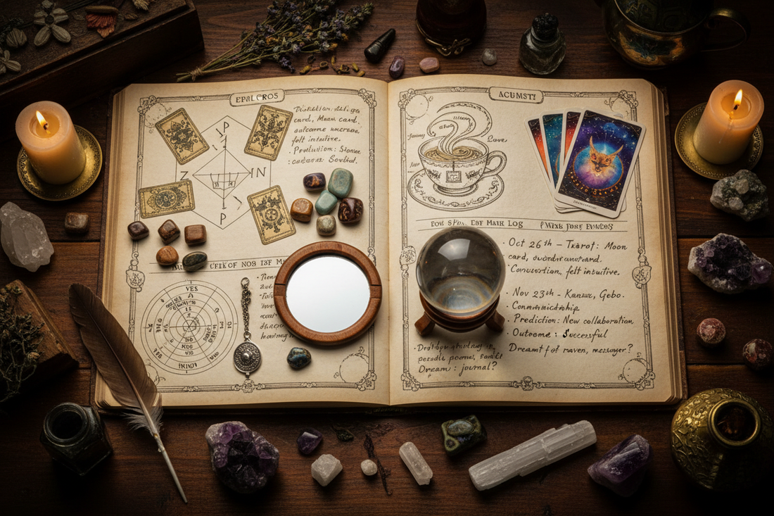 Divination Grimoire: Recording Readings & Methods