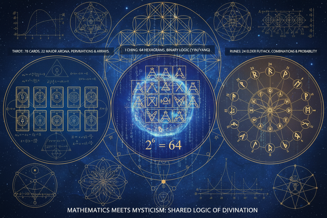 Divination Mathematics: The Shared Logic Behind Tarot, Runes, and I Ching - Nicole's ritual universe