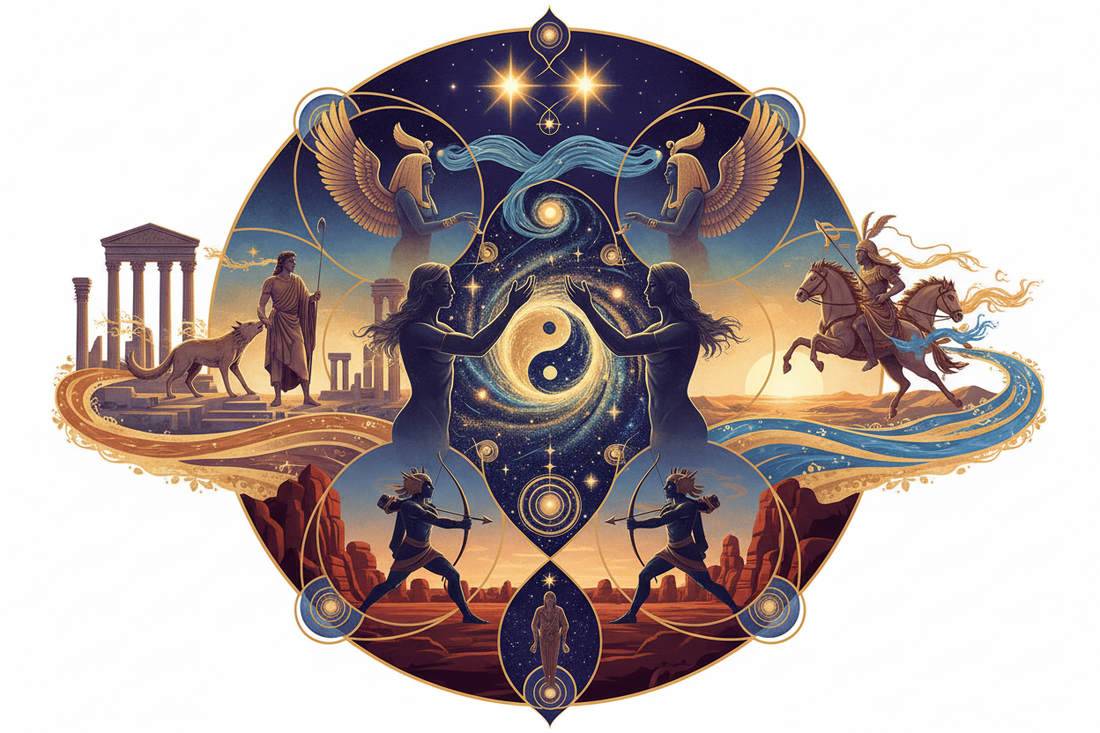Divine Twins Creating Order: The Sacred Duality of Creation - Nicole's ritual universe
