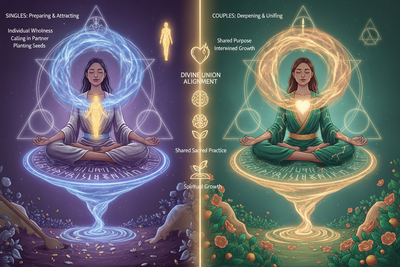 Divine Union for Singles vs Couples: Different Approaches