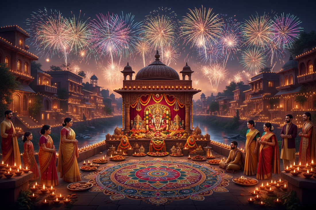 Diwali: Festival of Lights - Oil Lamps, Lakshmi Worship, and the Victory of Light Over Darkness - Nicole's ritual universe