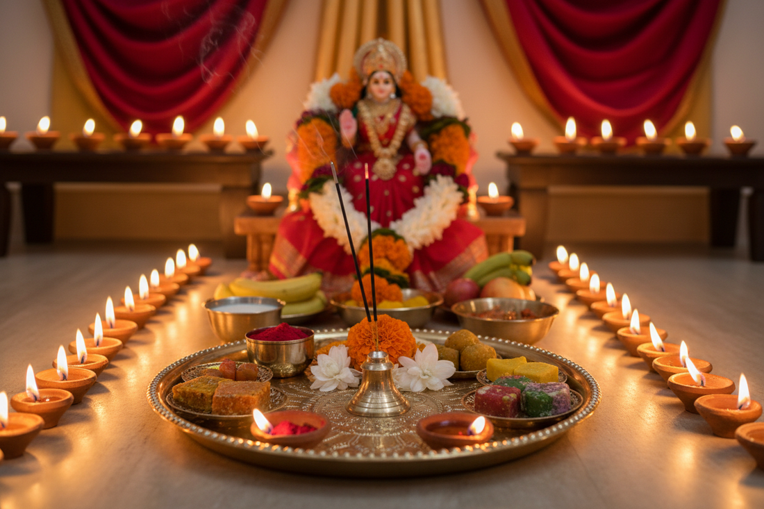 Diwali Rituals: Diya Lighting and Lakshmi Puja Ceremonies