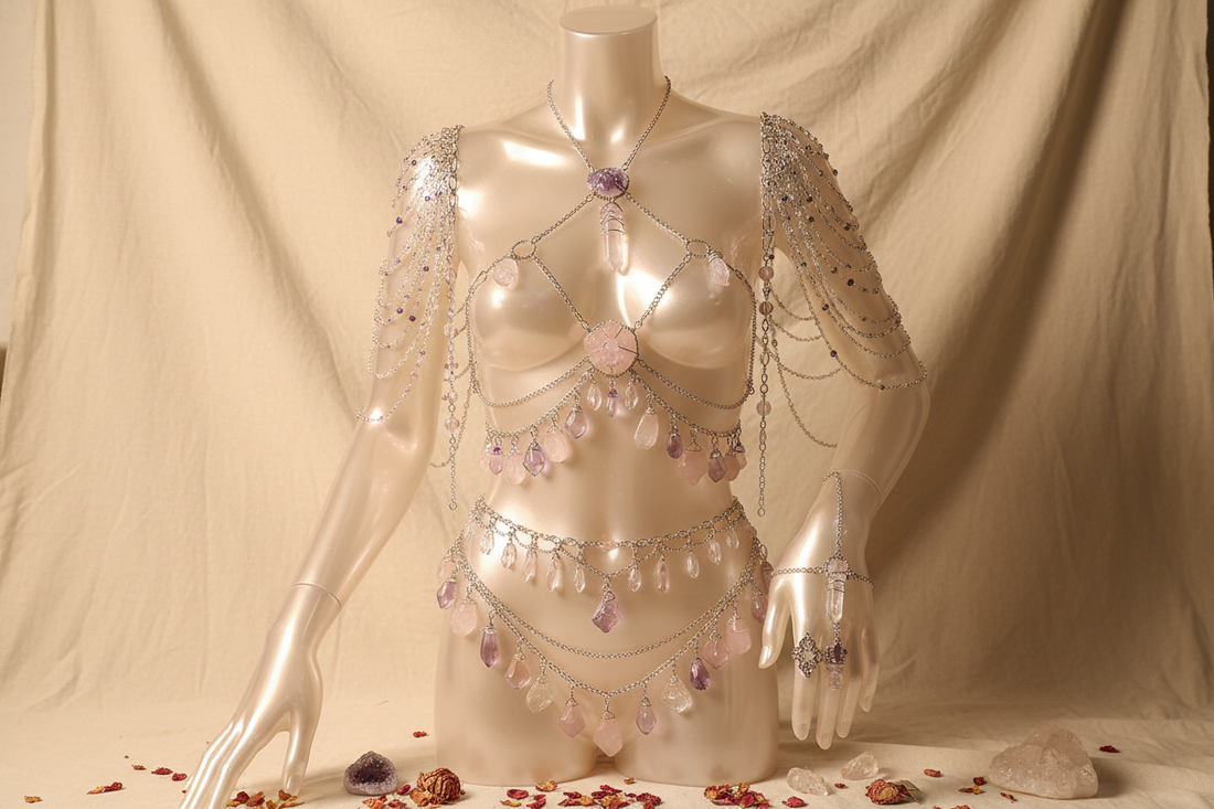 DIY Crystal Body Chains & Harnesses: Wearable Art & Adornment for Your Sacred Body - Nicole's ritual universe