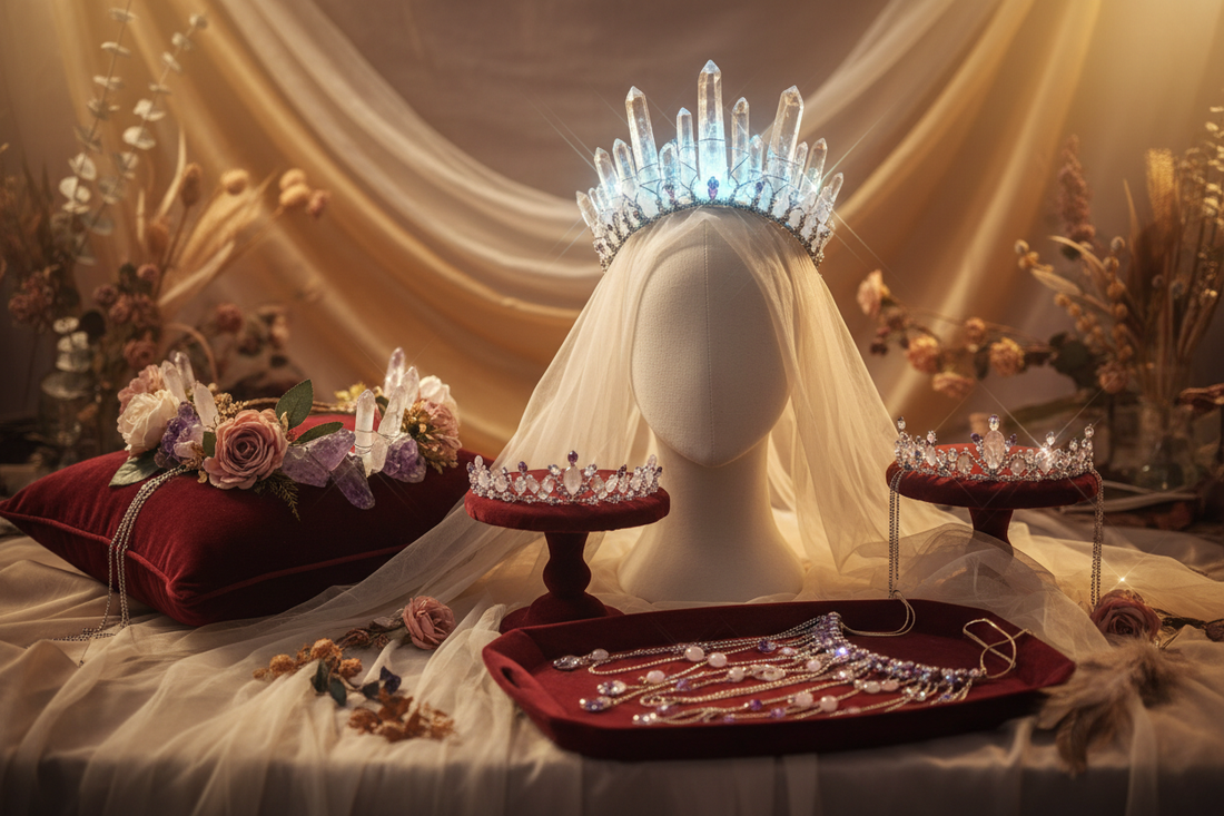 DIY Crystal Crowns & Tiaras: Wearable Magic for Rituals, Weddings & Goddess Energy - Nicole's ritual universe