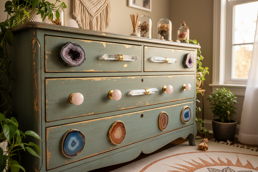 DIY Crystal Drawer Pulls: Transform Your Furniture into Magical Storage