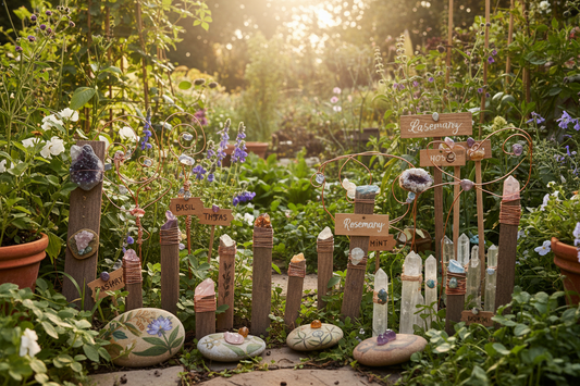 DIY Crystal Garden Markers: Magical Plant Labels with Stone Energy