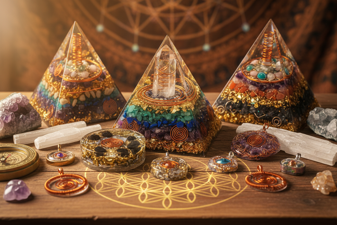 DIY Crystal Orgonite: Energy Transmutation Devices for EMF Protection & Space Clearing - Nicole's ritual universe