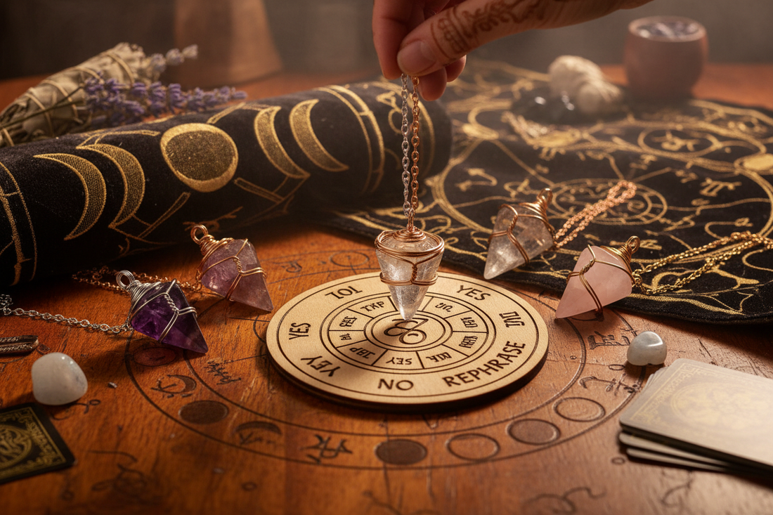 DIY Crystal Pendulums: Divination Tools for Answers & Intuitive Guidance - Nicole's ritual universe