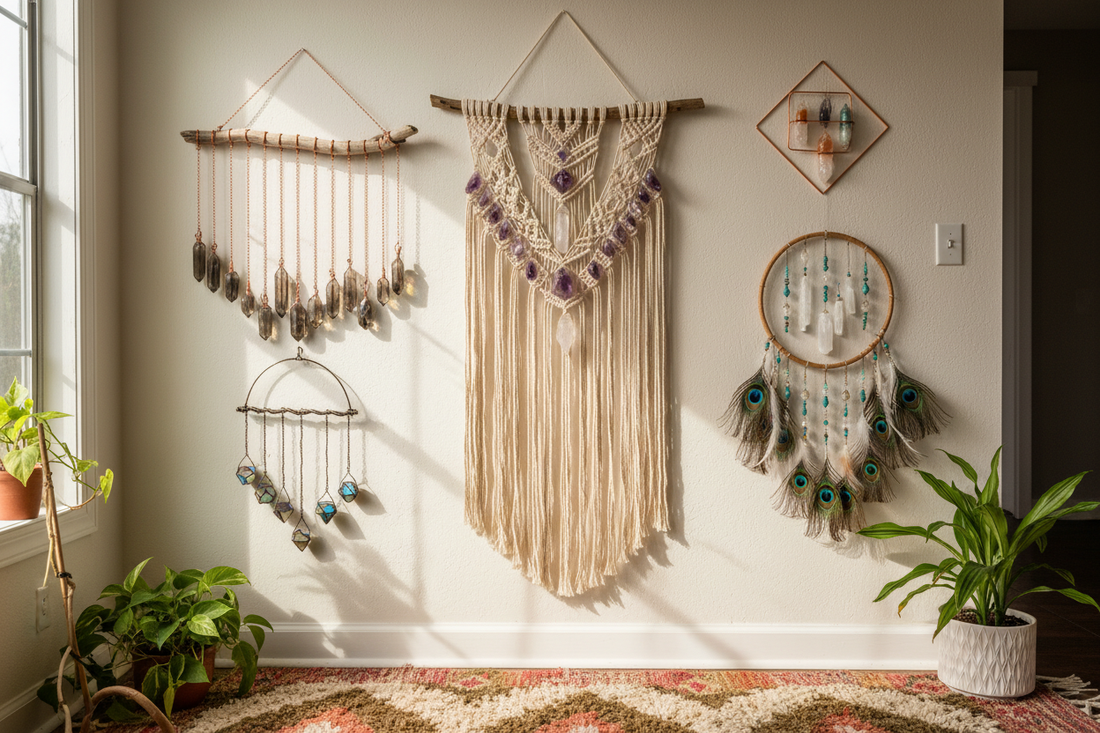DIY Crystal Wall Hangings: Sacred Art & Energy for Your Space