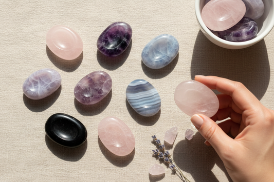 DIY Crystal Worry Stones: Pocket-Sized Calm & Anxiety Relief Tools